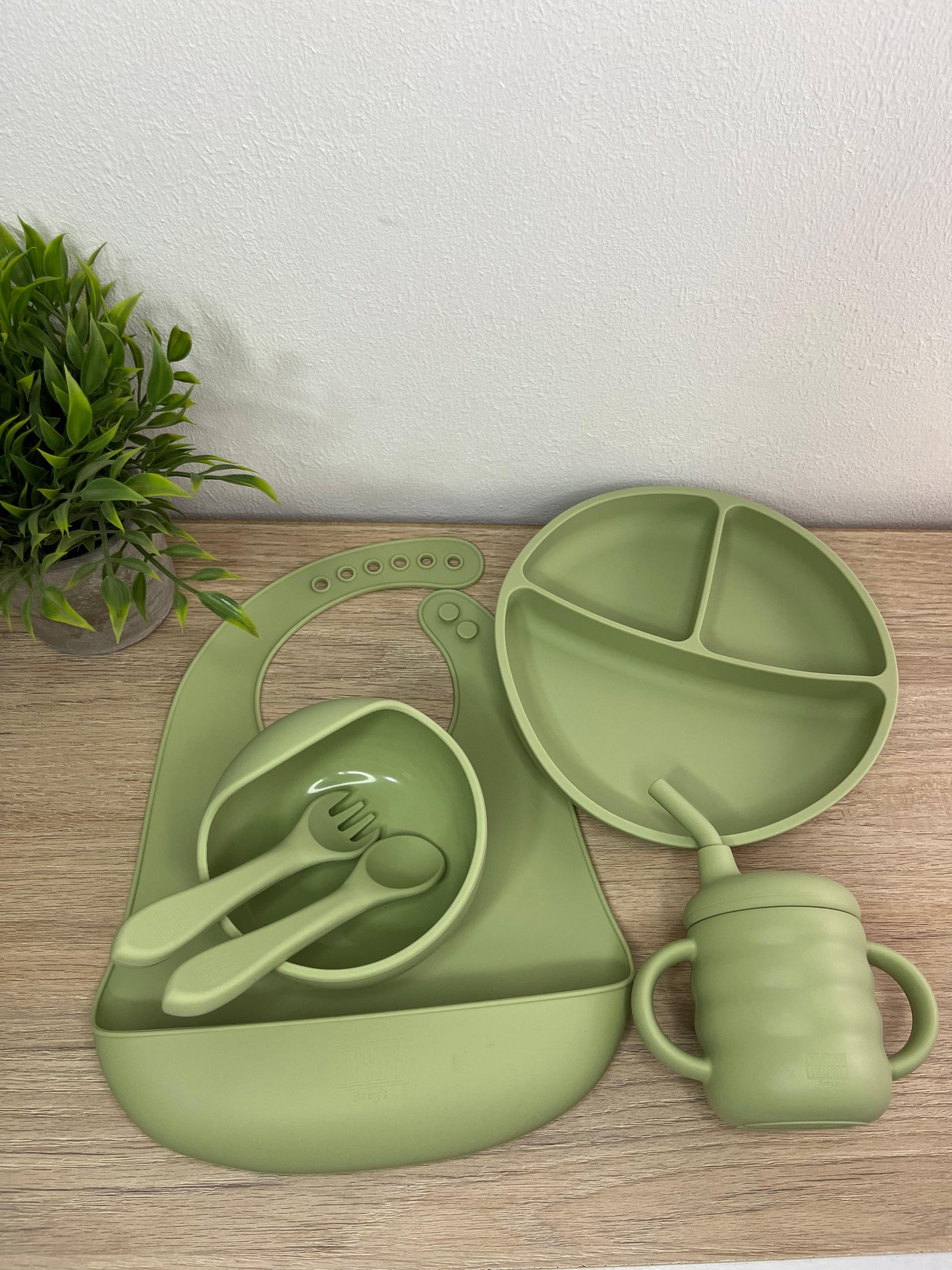Kit Alimentación Silicona Verde PERSONALIZADO