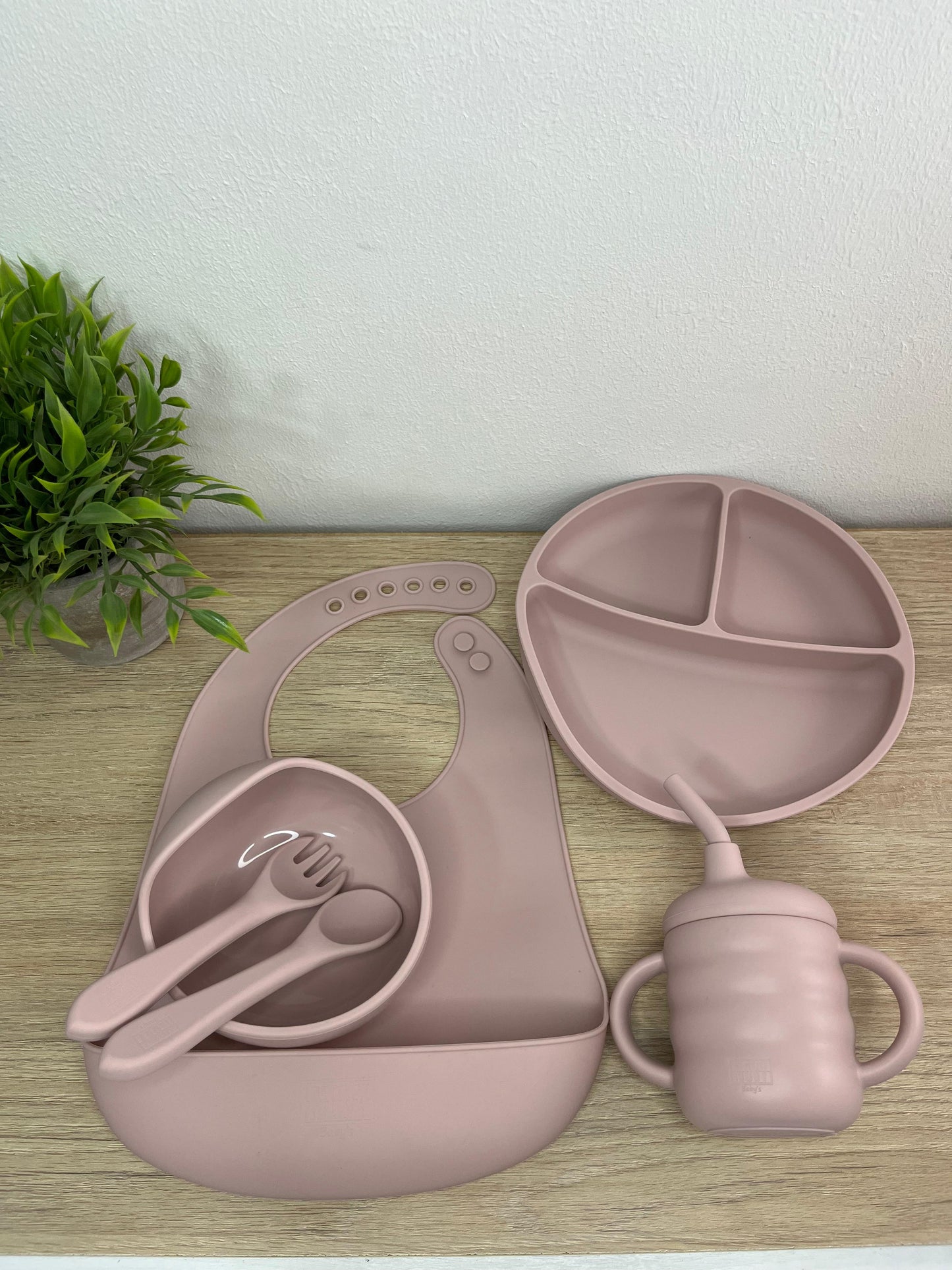 Kit Alimentación Silicona Rosa PERSONALIZADO