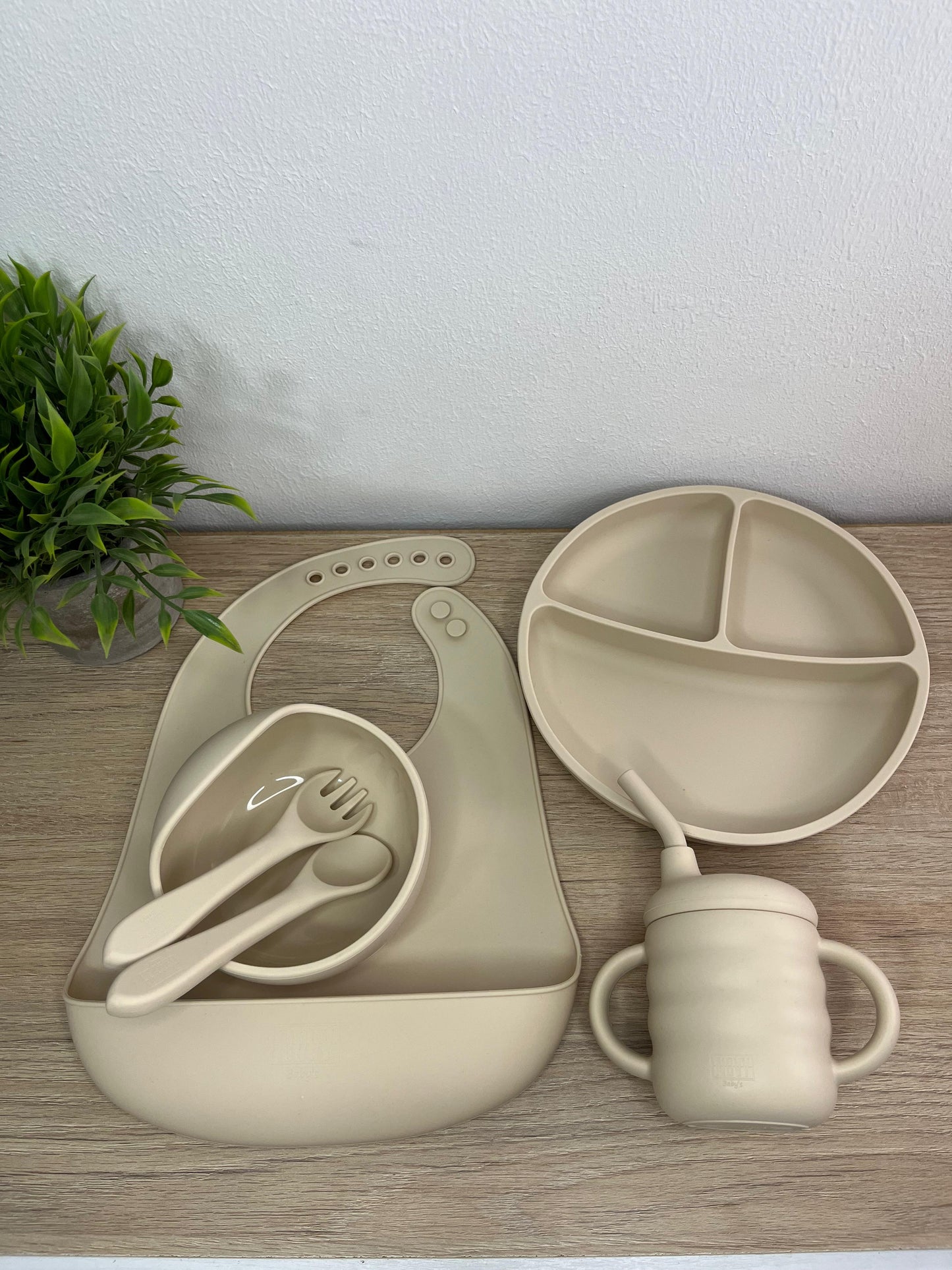 Kit Alimentación Silicona Beige PERSONALIZADO
