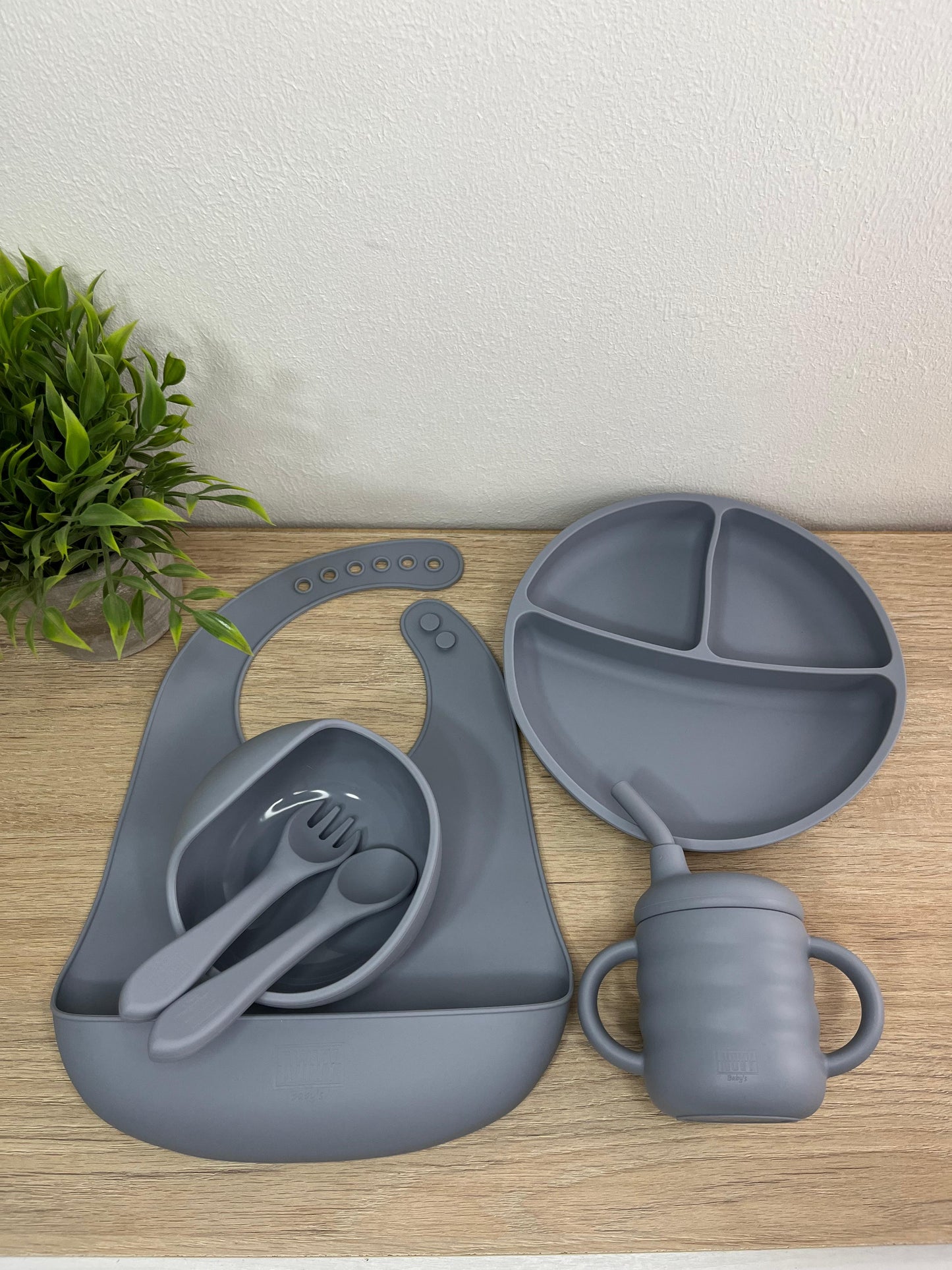Kit Alimentación Silicona Azul Claro PERSONALIZADO