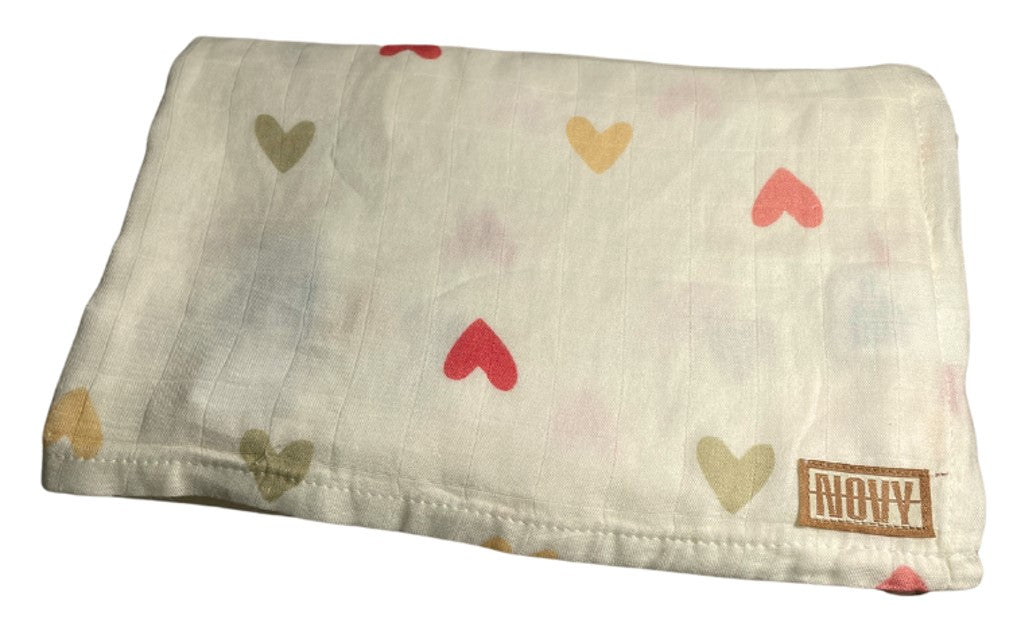 Muselina Corazones Pequeña 58x58 cm