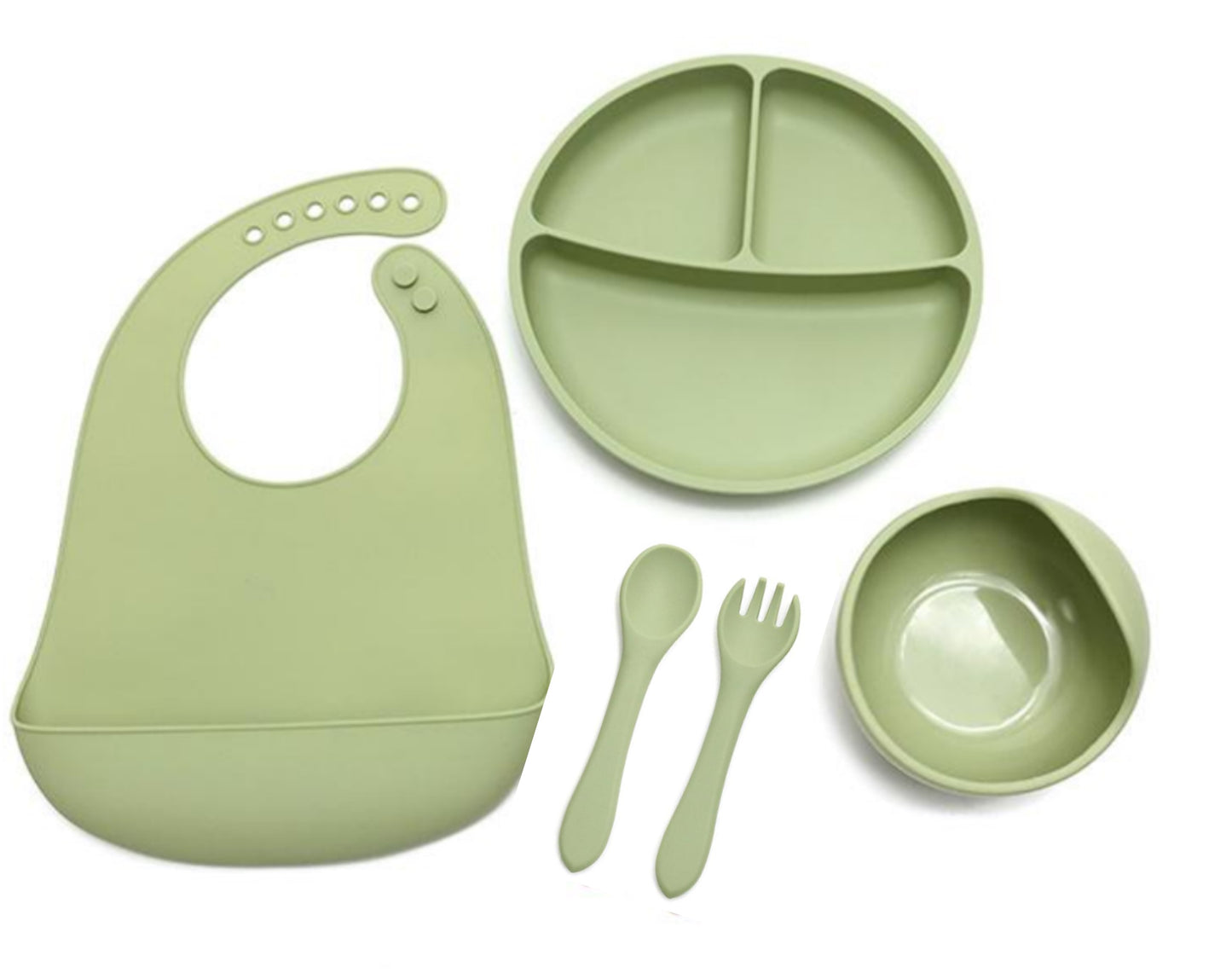 Kit Alimentación Silicona Verde PERSONALIZADO