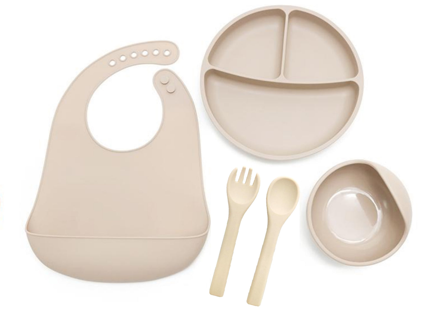 Kit Alimentación Silicona Beige PERSONALIZADO