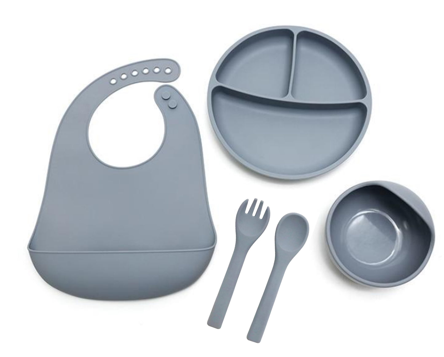 Kit Alimentación Silicona Azul Claro PERSONALIZADO