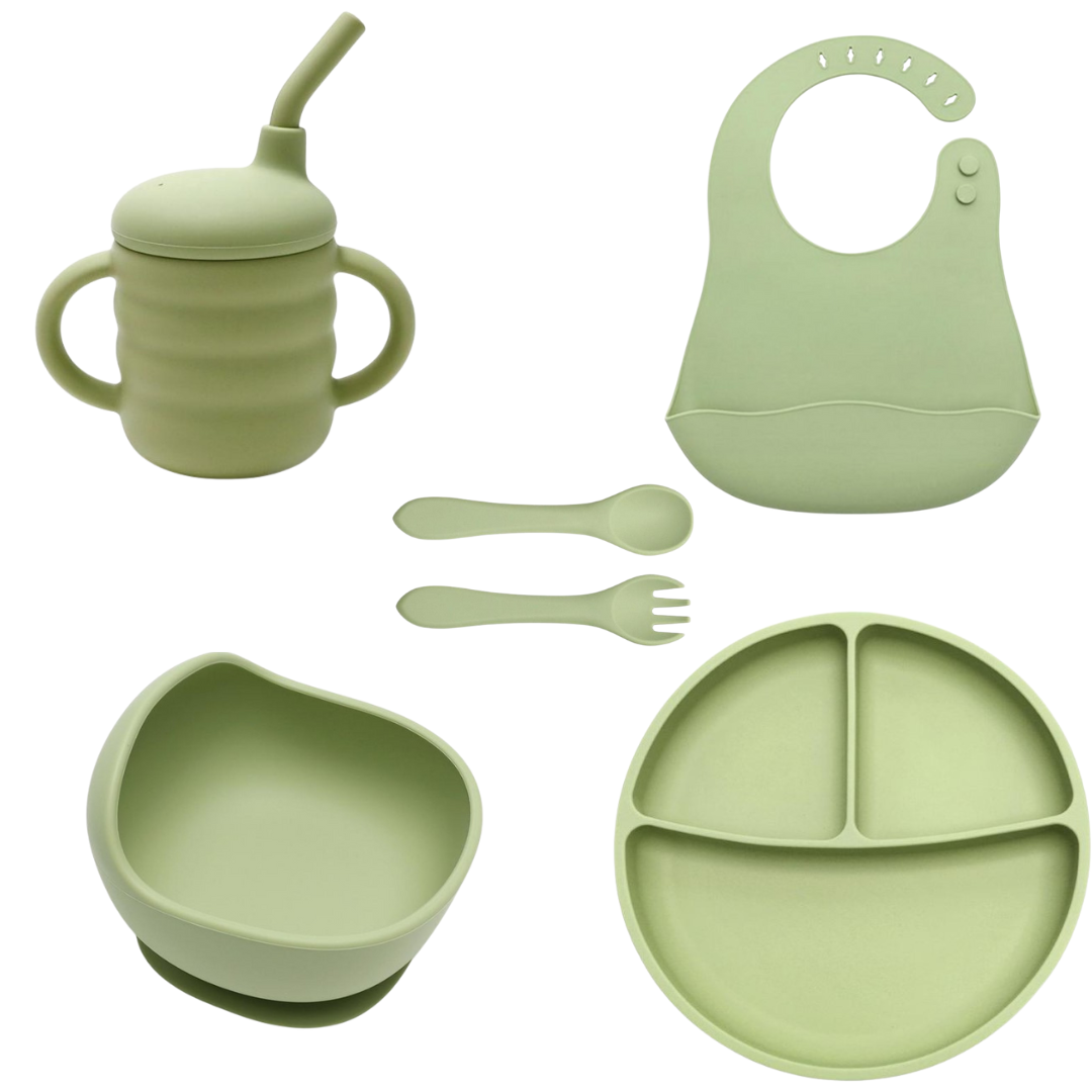 Kit Alimentación Silicona Verde PERSONALIZADO