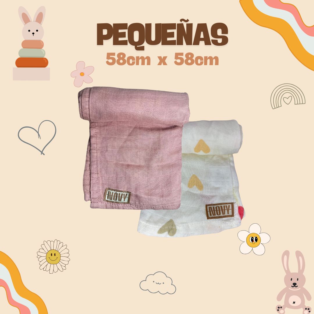 Muselinas Pequeñas 58x58cm