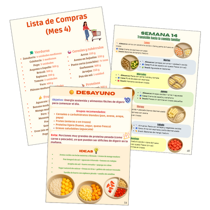 Guía de alimentación complementaria de 6 a 12 meses "Pequeños bocados, Grandes avances" (DIGITAL .PDF)