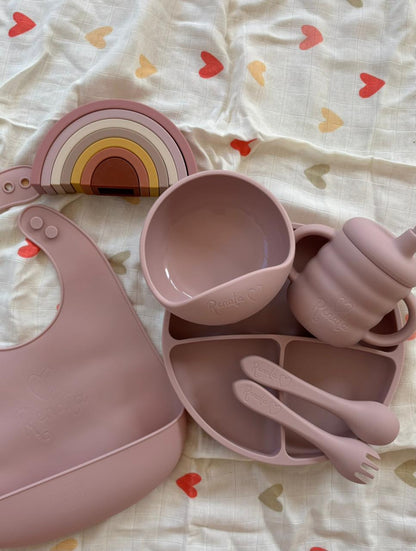 Kit Alimentación Silicona Rosa PERSONALIZADO