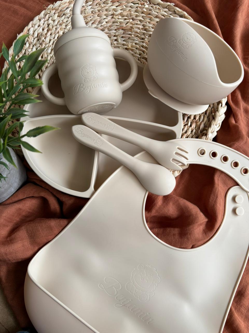 Kit Alimentación Silicona Beige PERSONALIZADO