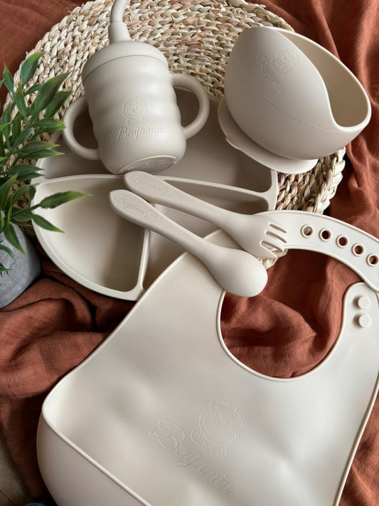 Kit Alimentación Silicona Beige PERSONALIZADO