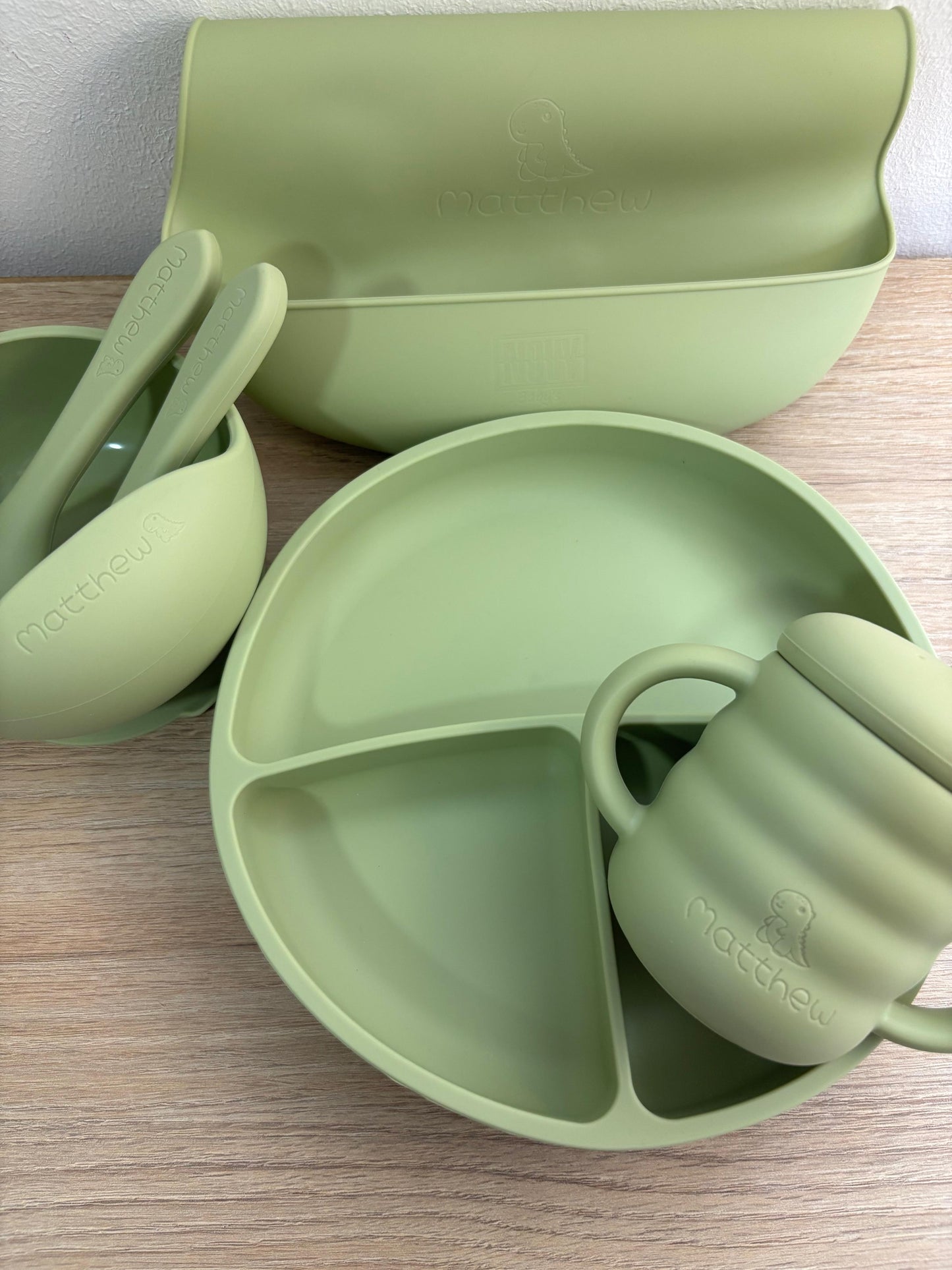 Kit Alimentación Silicona Verde PERSONALIZADO