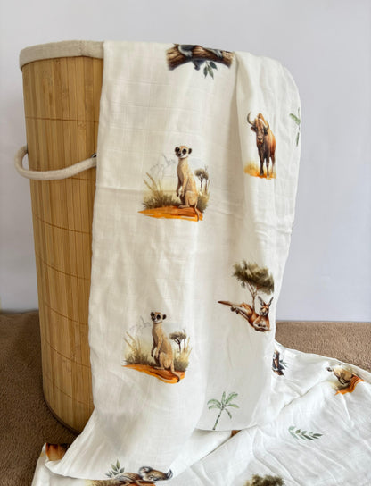 Muselina Animales Grande