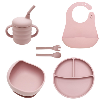 Kit Alimentación Silicona Rosa PERSONALIZADO