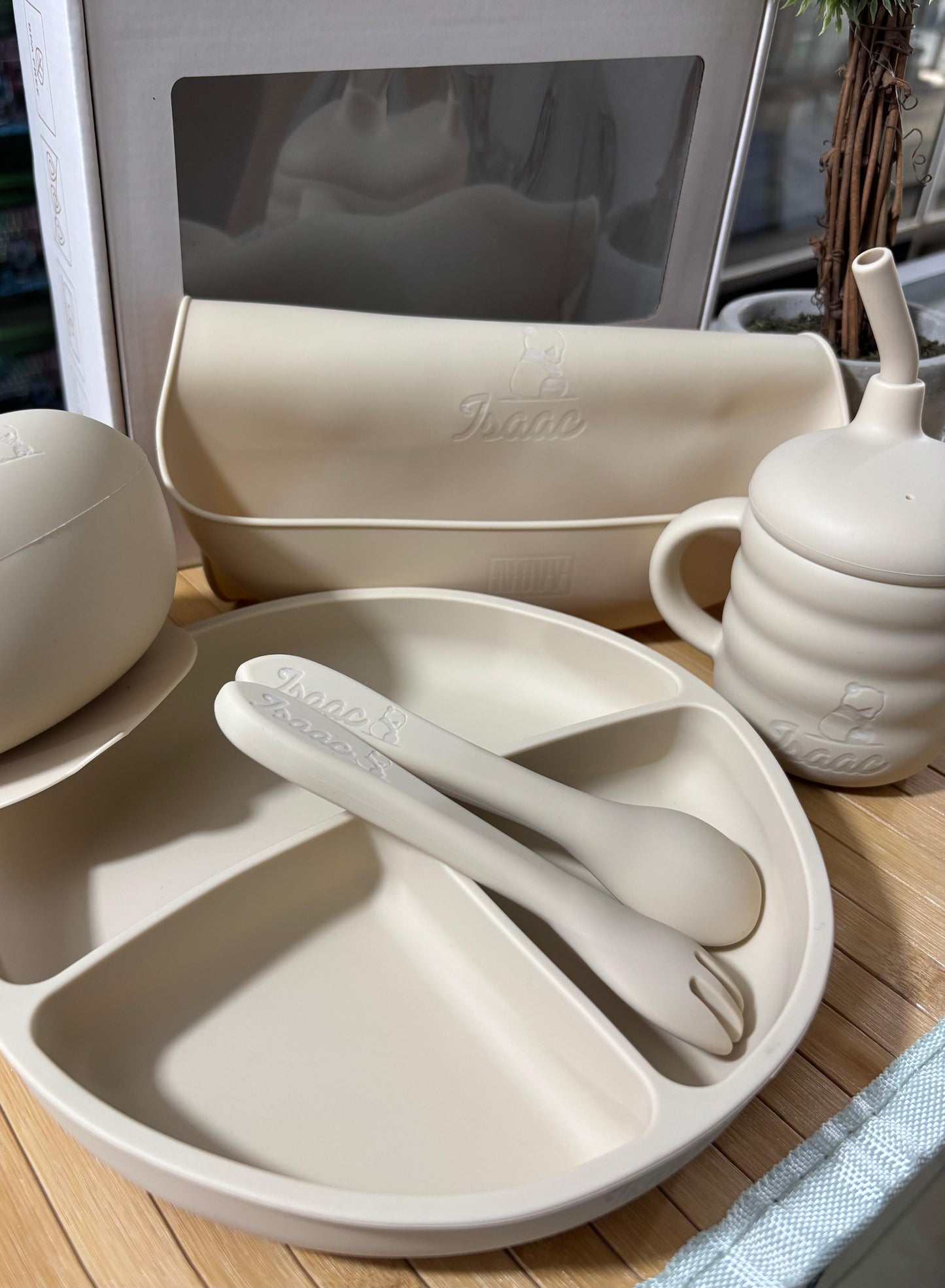 Kit Alimentación Silicona Beige PERSONALIZADO