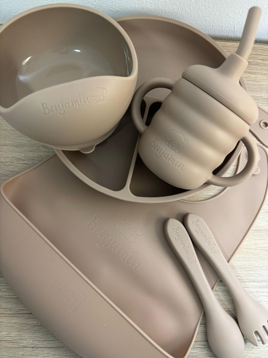 Kit Alimentación Silicona Café PERSONALIZADO