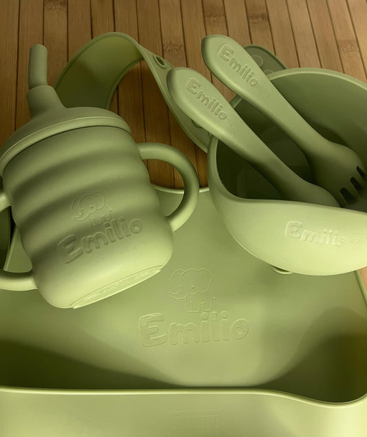 Kit Alimentación Silicona Verde PERSONALIZADO